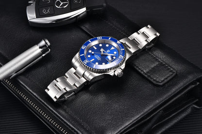 PAGANI DESIGN 40MM Men Automatic Mechanical Watches TOP Brand NH35 Auto Date Luxury Sport Dive BGW-9 Sapphire Watch For Men 2023