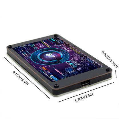 3.5 Inch Computer Monitor Dual USB Temperature Monitoring IPS DIY PC Display Secondary Screen CPU GPU RAM HDD Monitor for PC