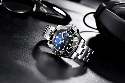 PAGANI DESIGN Men's Mechanical Wristwatches Luxury Brand Mens Watch NH35 100m Waterproof Sapphire Diving Watch reloj hombre
