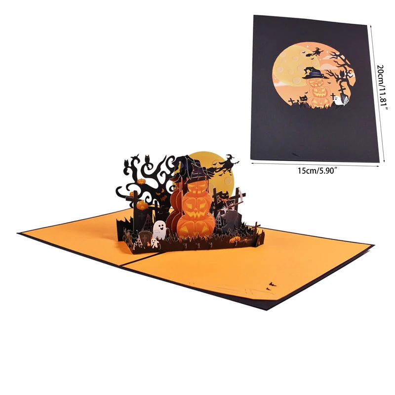 38 Styles 3D Pop Up Greeting Card Love In Hands Birthday Wedding Halloween Christmas Valentines' Day New Year Xmas Kids Gift