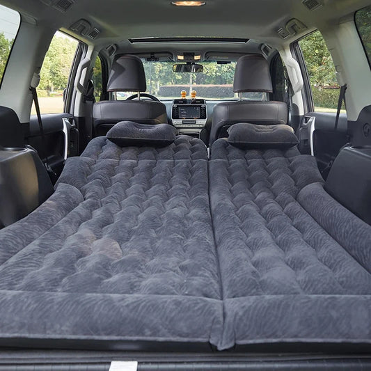 Car Sleeping Travel Bed Foldable Twin Mattress Inflatable Airbed Back Seat Inflable Pad Camp Sofa Camping Outdoor Cushions