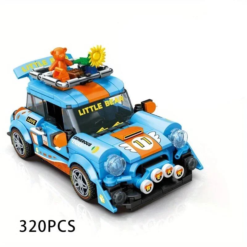 Speed Champions Series Racing Sports Vehiclea Technique Car Supercar Building Blocks Set Bricks Classic MOC Model Toys For Kids