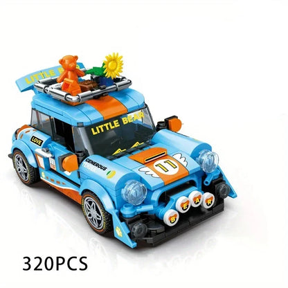 Speed Champions Series Racing Sports Vehiclea Technique Car Supercar Building Blocks Set Bricks Classic MOC Model Toys For Kids