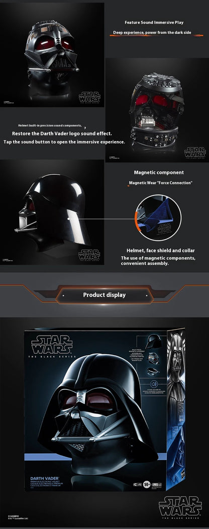 Star Wars 1:1 Darth Vader Battle Artillery Marvel Ant-Man Black Panther Duke Iron Man Cos Wearable Voice-Activated Helmet