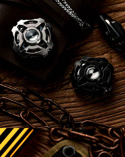 WANWU EDC Zeus X Linkage Structure Titanium Alloy Fingertip Gyro Finger Ring Decompression Toy
