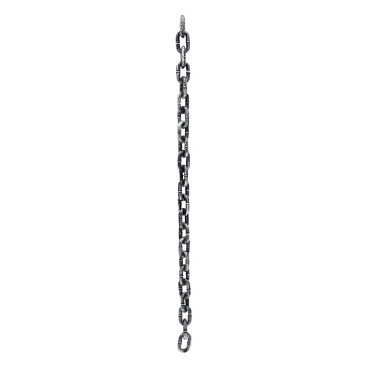Cadena de plástico para decoración de fiestas de Halloween, 1 m, cadena de hierro grande, accesorio para escenario de actuación, disfraz falso