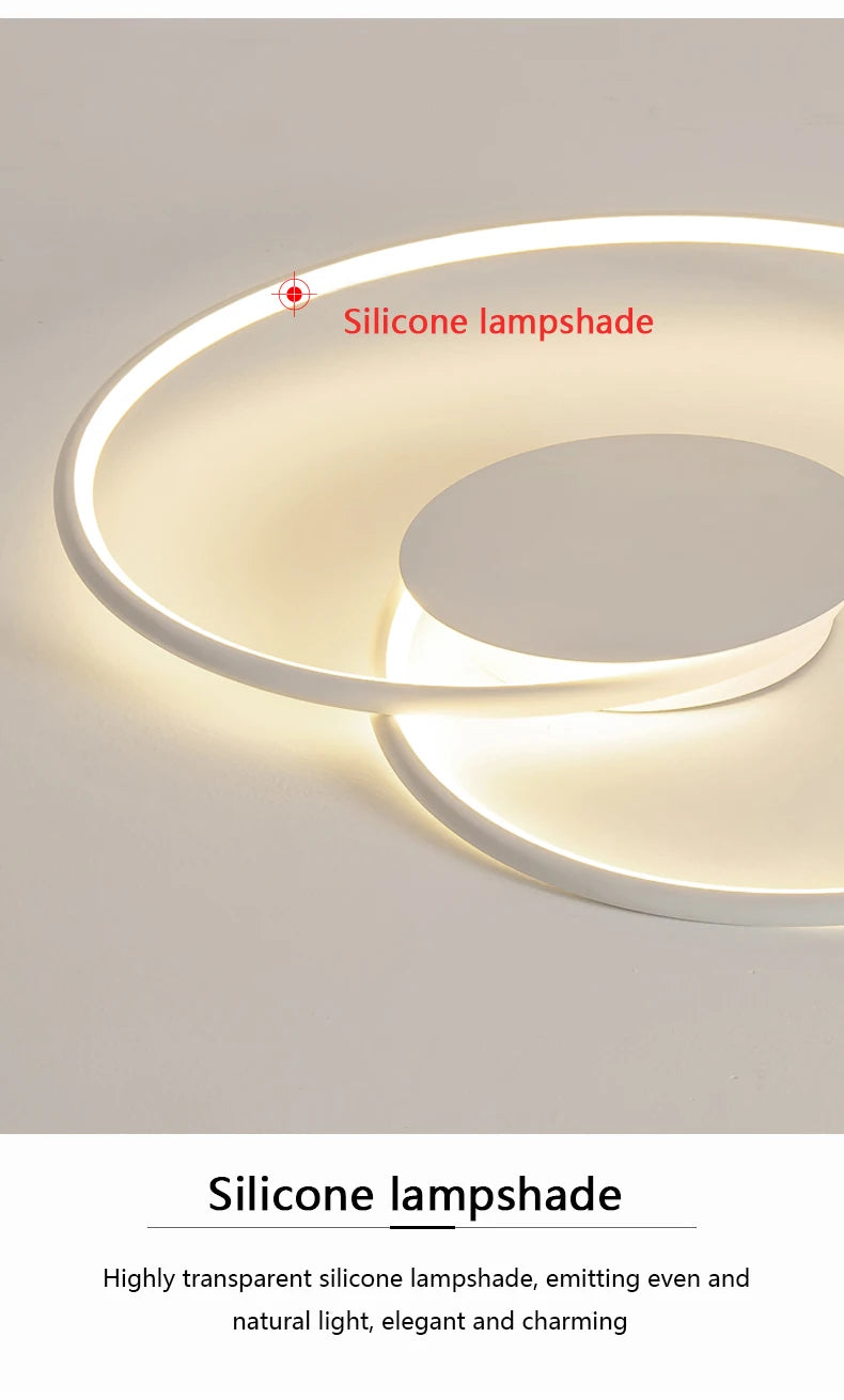 Bedroom Lamps  Mordern Minimalism Led Ceiling Lamp Creative Dimmable Study Room Light Indoor Lighting Home Decor Luster Fixtures