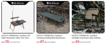 Black Dog Tool Storage Folding Camping Edc Multifunctional  Table Technological Gatgets Travel Multi-purpose  Telescopic