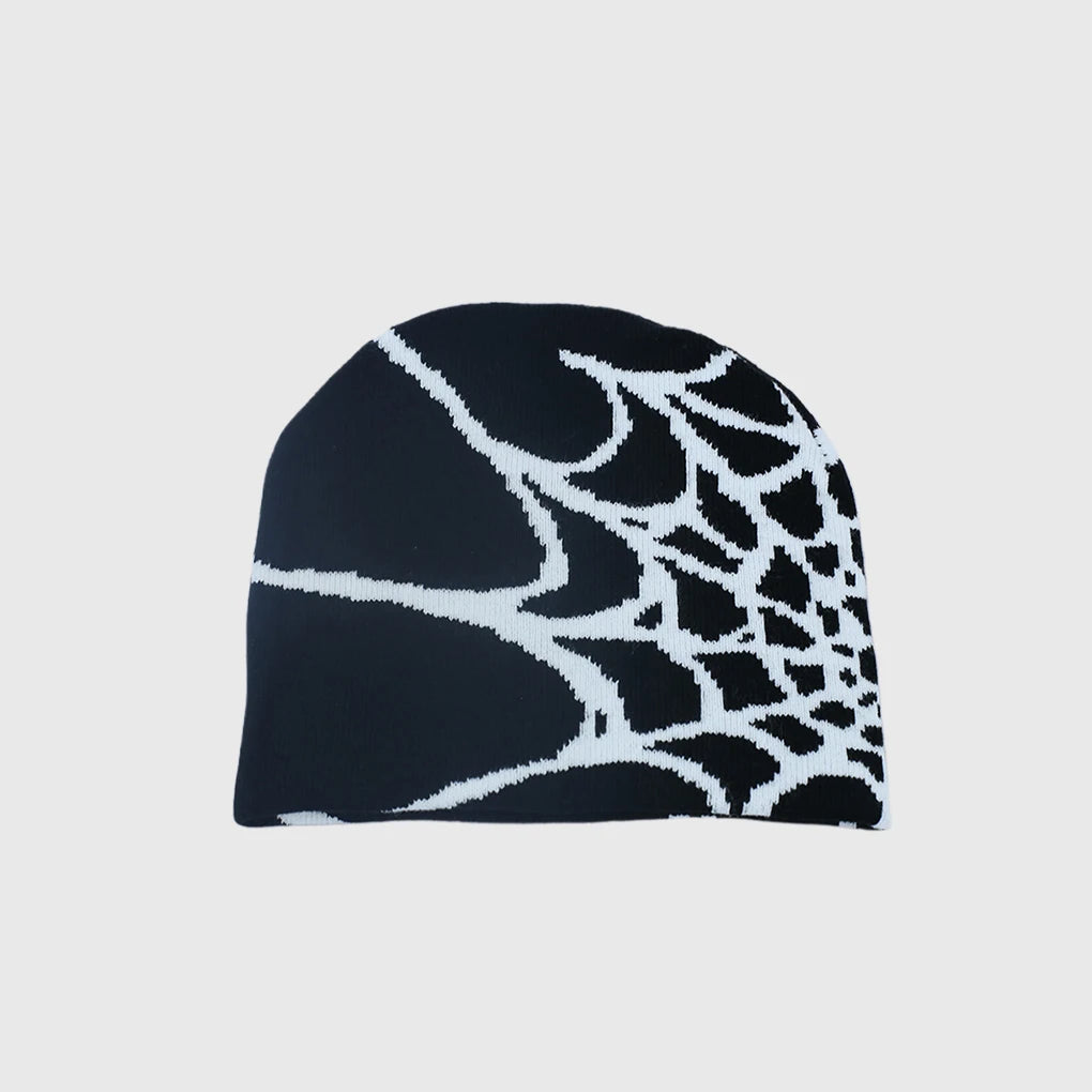 Chapeaux d'hiver pour hommes Kpop Y2k Spider Hat Casquette pour femmes sans visière Capuches pour hommes Bonnets Hip Hop Casquettes Dôme Bonnets chirurgicaux