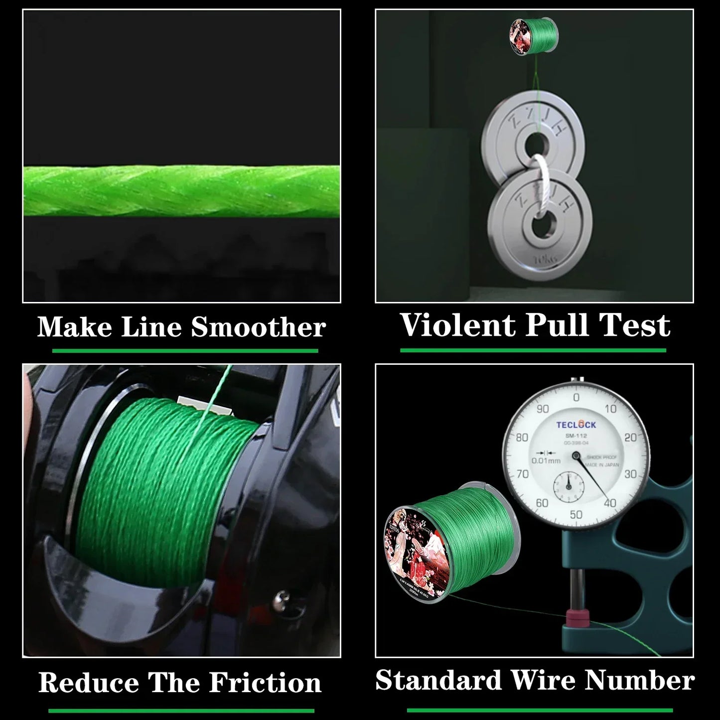 Sougayilang Braided Fishing Line X8 100/300 Drag 22~88LB Multifilament Japanese PE Line for Bass Pike Carp Fishing Accessories