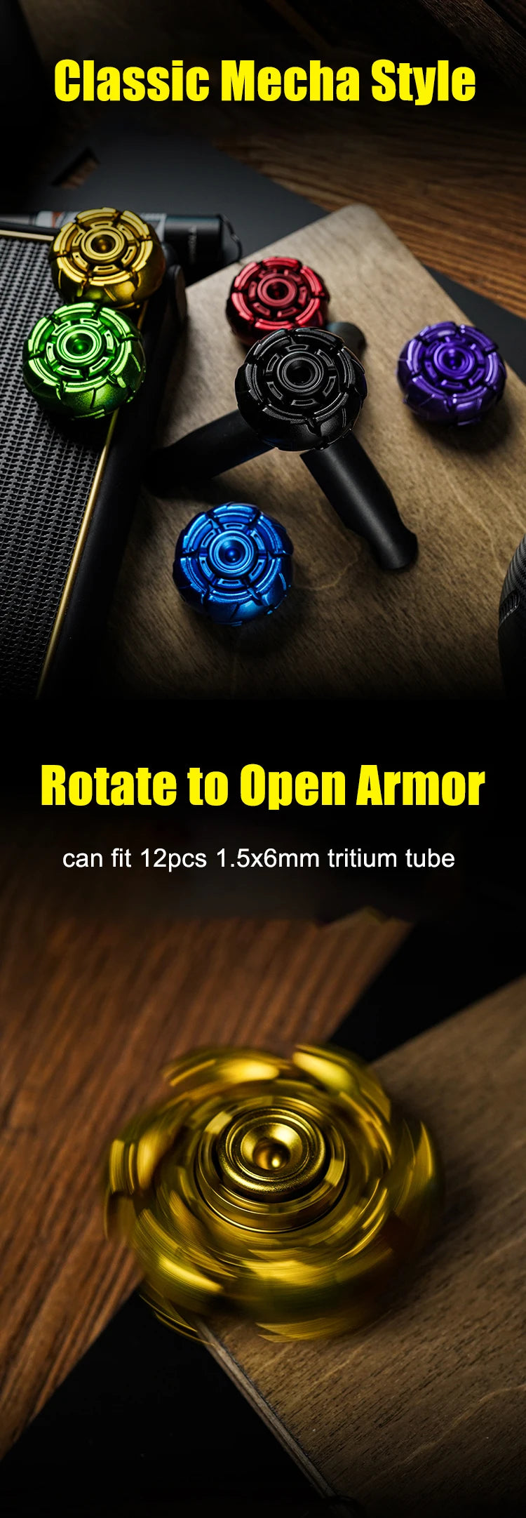 Stock Original GoBiggeR Pillbug Fidget Spread Zirconium Polished EDC Beetle Finger Spinner Anti Stress Toys
