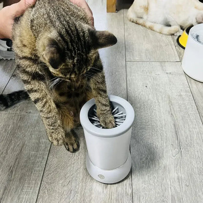 Rechargeable Electric Dog/Cats Paw Washer Pet Automatic Foot Wash Pedicure Cup Foot Cleaning Brush Washing Tools Dog Supplies