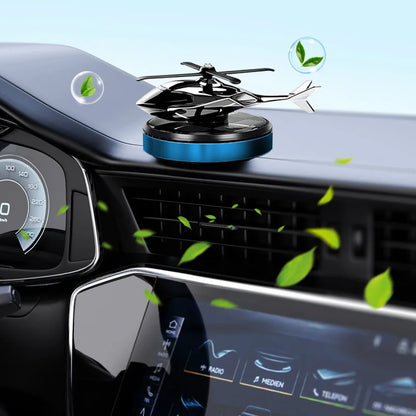 Solar Powered Helicopter Scents Diffuser | Fashion Automotive Interior Decoration Accessories Purifiers for Car and Home Aromath