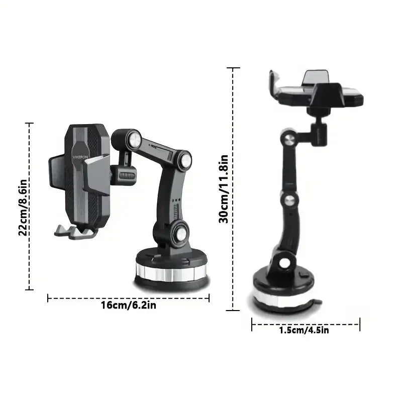VIKEFON 360 Rotate Universal Car Phone Holder Moblie Windshield Mount Stand For iPhone Samsung HandFree Driving Car Phone Holder