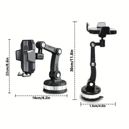 VIKEFON 360 Rotate Universal Car Phone Holder Moblie Windshield Mount Stand For iPhone Samsung HandFree Driving Car Phone Holder