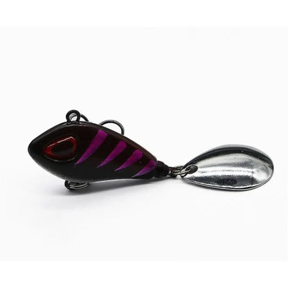 ZWICKE 1 pieza de señuelo de pesca Mini VIB de metal con cuchara, aparejo de pesca de invierno, crankbait, cebo giratorio vibratorio que se hunde, 6 g, 10 g, 17 g y 25 g