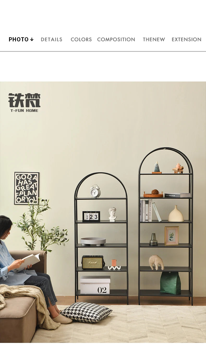 Rack Multi-purpose Shelf Shelves Storage Modern Furniture Living Room Cabinets Organizer Display Stand Library Book Libreros