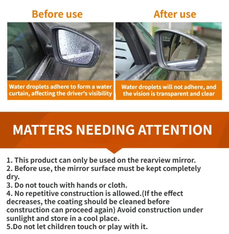 Soft99 MIST GLACO Japan Car Windshield Glass Water Rain Repellent Glass Hydrophobic Coating Anti-rain Treatment for Car Glass