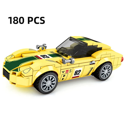 67 models City Racing Car Speed Champions Sports Building Blocks Bricks Classic Rally Super Racers F1 Great Vehicles kits toys