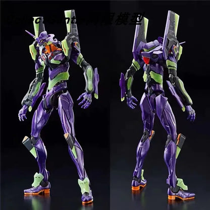 Original Genuine RG EVANGELION UNIT-00 -01 -02 -03 -04 -06 -08 Bandai Anime Model Toys Action Figure Gifts Collectible Ornaments