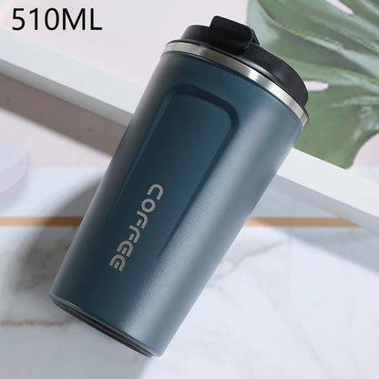 510ml Water Bottle Leakproof Travel Thermo Cup Double Stainless Steel For Tea Water Coffee Mug Car Thermos Mug