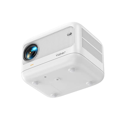 【Enfoque eléctrico】 Miniproyector Android, YABER L1 Proyector de video de 20000 lúmenes 5G WiFi Bluetooth, compatible con proyector portátil P