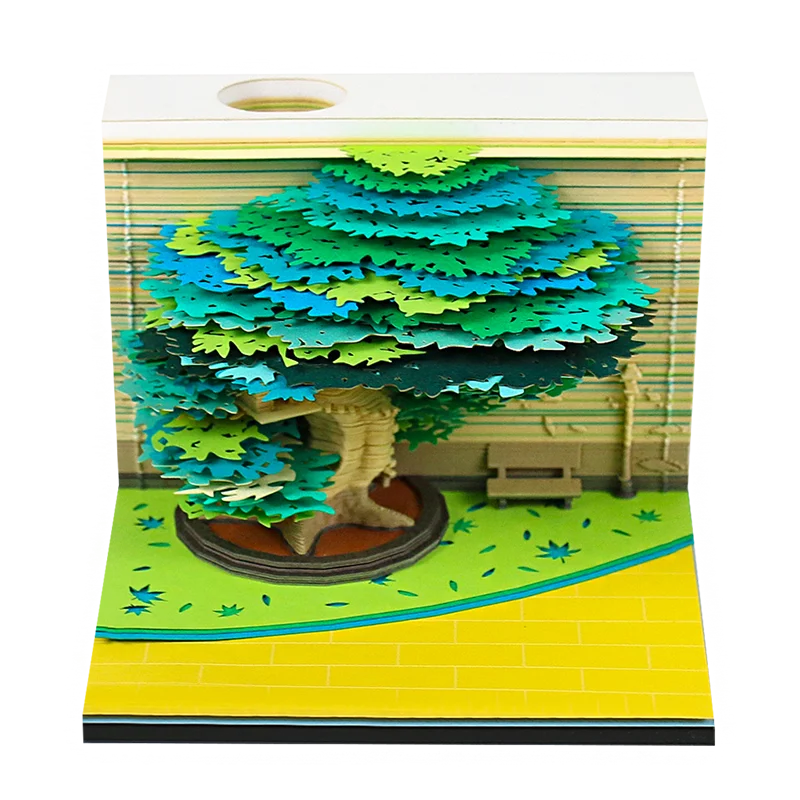 Table Calendar Tear Off Sticky Note Omoshiroi Block Custom 3D Memo Pad Notepad Christmas Funny Novelty Gifts For Children Kids