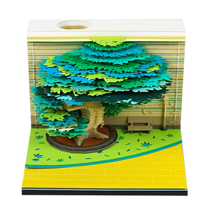 Table Calendar Tear Off Sticky Note Omoshiroi Block Custom 3D Memo Pad Notepad Christmas Funny Novelty Gifts For Children Kids