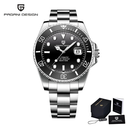 Pagani Design 2024 New NH35 Luxury Men's Automatic Mechanical Watch Top of the line Sapphire Stainless Steel Waterproof Sport 10