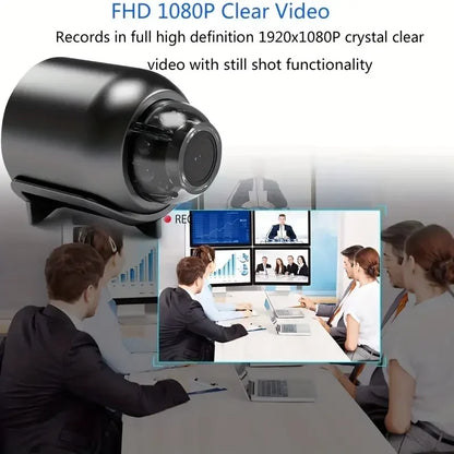 Mini caméra WiFi 1080P Surveillance Grand Angle Détection Sécurité IP Vision nocturne IR Détection de mouvement Moniteur bébé Vente chaude 2024