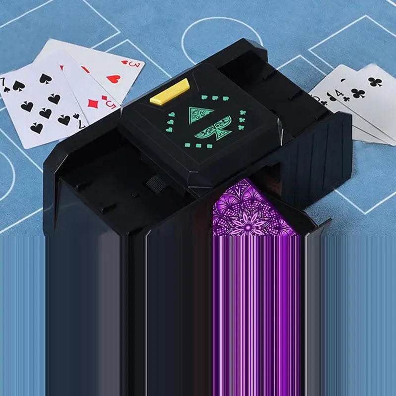 Mélangeur de cartes à jouer automatique Texas Hold'em à induction automatique, mélangeur chronométré pour jeux de cartes de casino à domicile