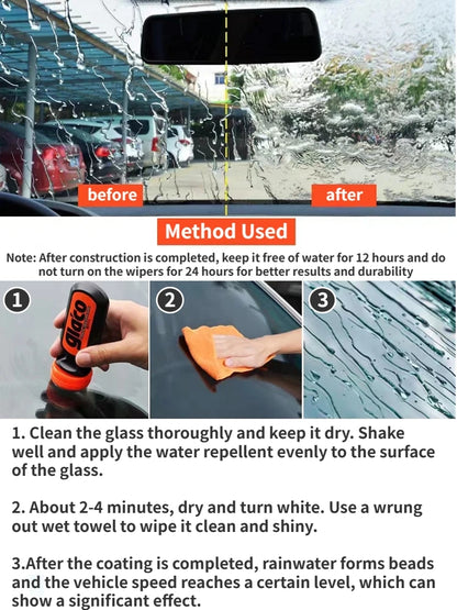 Eliminador de película de aceite para parabrisas de coche Soft99 de 100 ml, repelente de lluvia, revestimiento antilluvia para vidrios de Japón, tratamiento antilluvia
