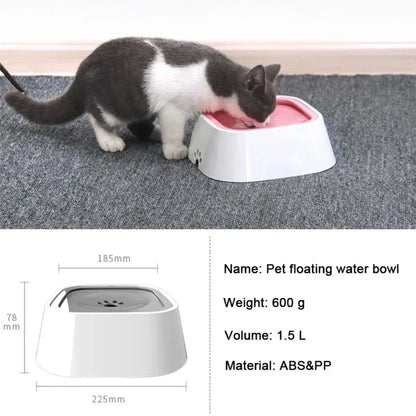 No Spill Water Bowl Dogs Slow Feeder Drinking Water Bowl for Messy Drinkers No Drip No Splash Water Bowl for Pets
