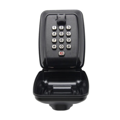 Wall Mounted Key Storage Safe Waterproof Anti-theft Key Box With Combination Lock 12-Digital Password Office Home Outdoor Use