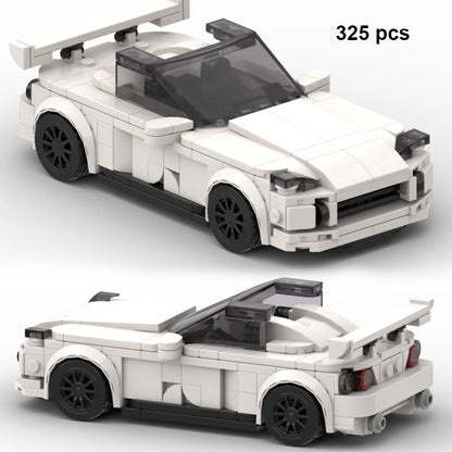 Technical Car City Speed Champion Sports MOC Ideas Creative Racing Car Building Blocks Garage Carro Rennau Voiture Vehicle Toys