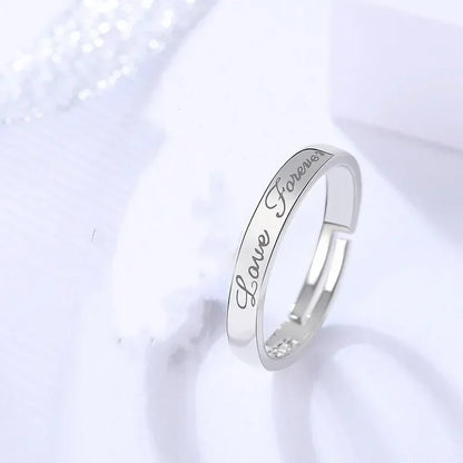 1 par de anillos de pareja de rombos blancos y negros, anillo abierto para mujeres y hombres, anillos de dedo ajustables, regalo de joyería de aniversario para amantes románticos