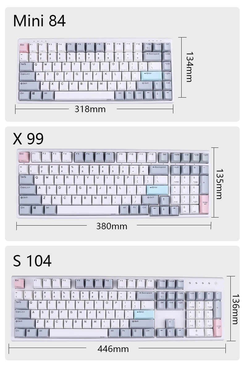 All in One NIZ Lists Dome Nopre Keyboard RGB Atom68 Mini84 Micro 82 87 Capacitive switch 35g 45g 50g Programmable