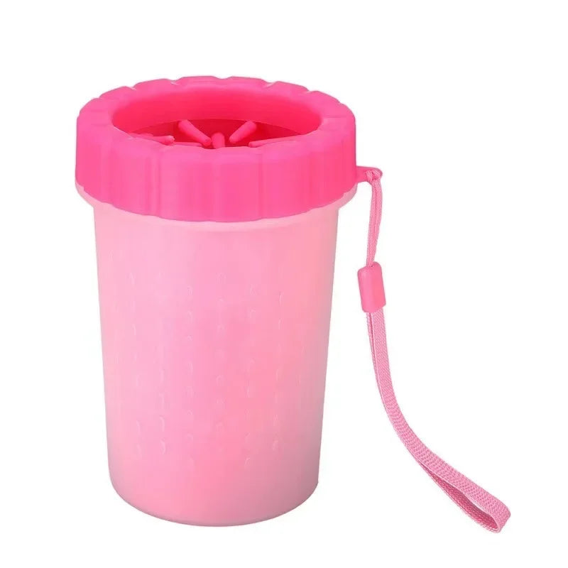Pet Foot Washing Cup Dog Bath Magic Pet Beauty Cleaning Wipe free Automatic Foot Portable Cat Dirty Paw Cleaning Wash Brush Cup