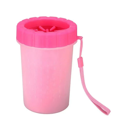 Pet Foot Washing Cup Dog Bath Magic Pet Beauty Cleaning Wipe free Automatic Foot Portable Cat Dirty Paw Cleaning Wash Brush Cup