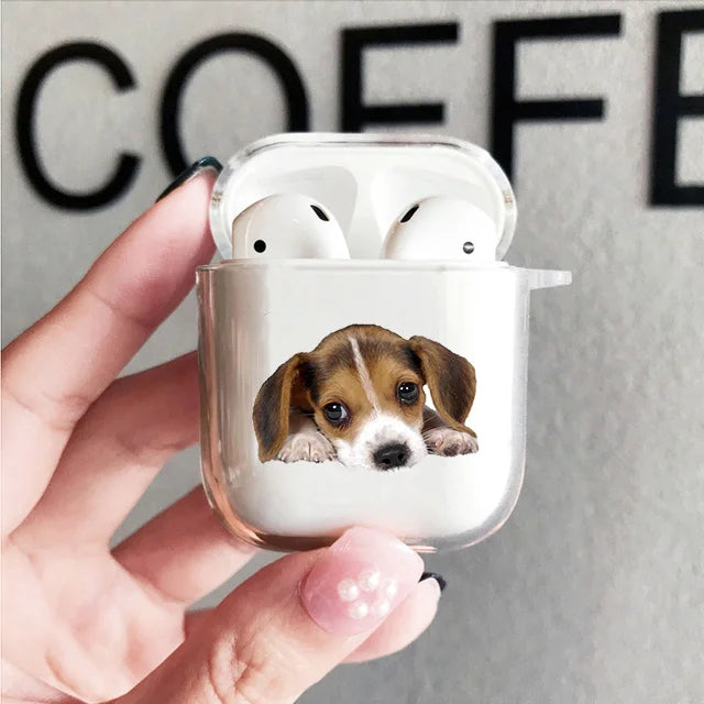 Beagle Cute Dog Airpod Cases 3 for 2 1 Pro Pods Gen Air Pods Pro Cover Funny Lovely Pet Earphone Cartoon Box Coque