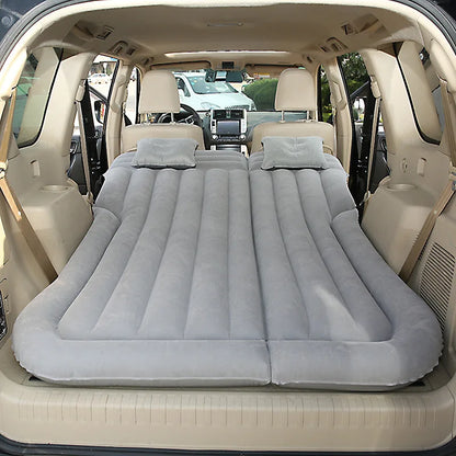 Car Folding Travel Mattress SUV Rear Seat Sleeping Mattress Trunk Car Inflatable Bed Air Mattress Bed Car Sleeping Bed