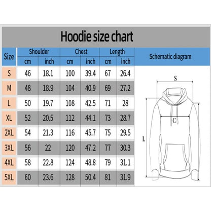 American street style pattern printed hooded sweater men's and women's autumn and winter casual fashion couple's coat