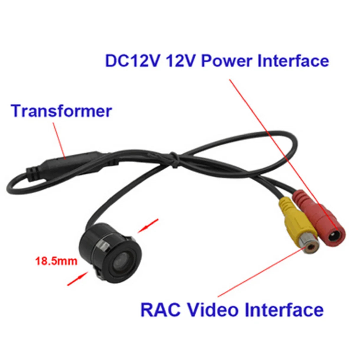 4.3 Inch TFT LCD Car HD Monitor Reverse Camera Security Display for Reverse Backup Camera Parking Camera Drive Recorder