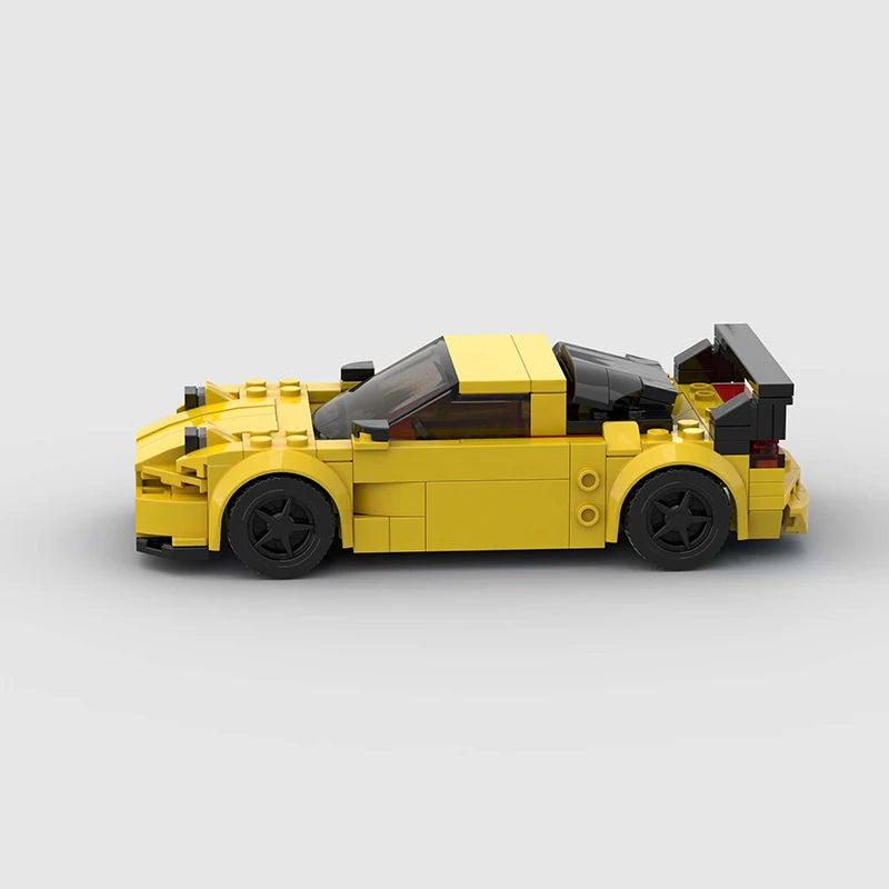 Supercar F1 City Speed Champions Racing Car RX-7 Model Building Blocks MOC Supercar Racers Vehicle Technique Bricks Kids Toys