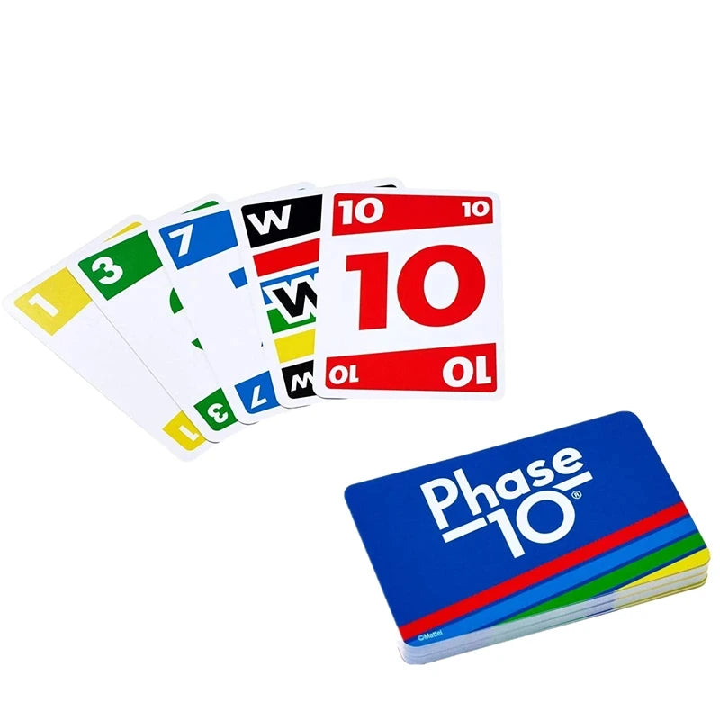 UNO Games Phase 10 Card Game for Families Adults and Kids Challenging & Exciting Rummy-Style Play GameGame