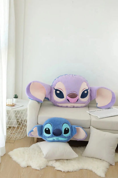 45/75/108cm Disney Stitch Kawaii Plush Toy Stuffed Animal Doll Double Sided Cushion Pillow Cartoon Room Cute Decor Anime Peluche