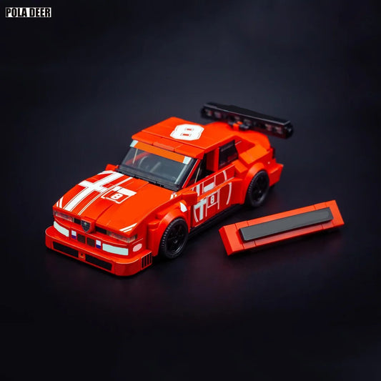 Poladeer 379 Pcs Speed Champion V6TI DTM, Blocs De Construction Créatifs Et Personnalisés, Modèle De Puzzle, Jouet Cadeau
