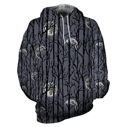 2024 Halloween Best-selling Loose Hoodie 3D Digital Printing Men's and Women's Fashion Sports Hip-hop Jumper Casual Long Sleeves