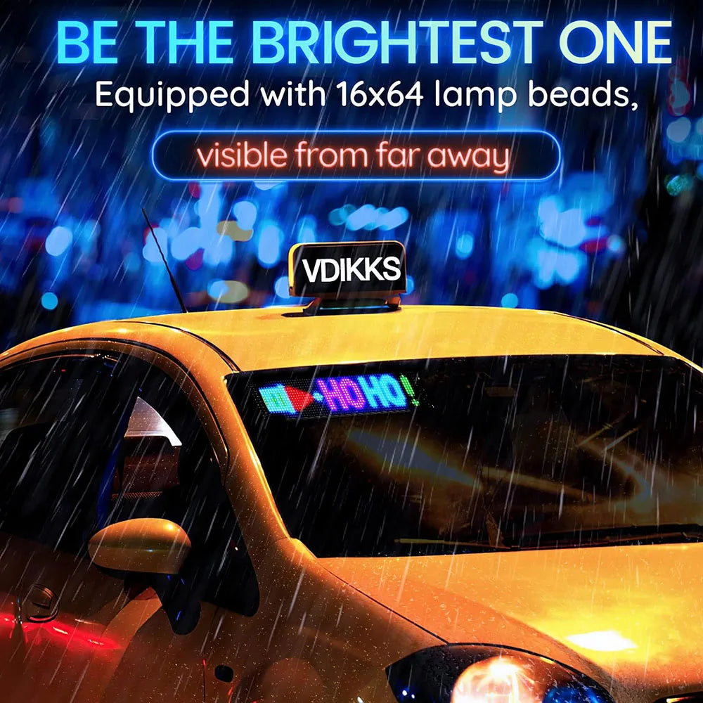 USB LED 5V Matrix Pixel Panel Light Bluetooth App Control Scrolling Advertising LED Car Sign Animation Programmable For Car Shop