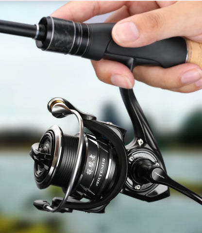 TSURINOYA NEW Spinning Fishing Reel ARTEMIS 800 1500S 2500SH 3000SH Shallow Spool Versatile Long Casting Reel High Speed Wheel